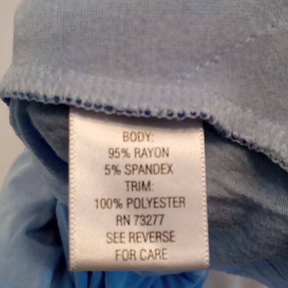 Apt 9 angle stripes blue tank . Flirty Small - Picture 7 of 7